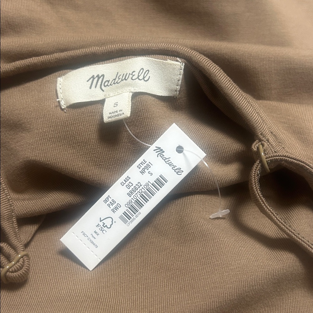 NWT Madewell cami with built in bra - Picture 3 of 7